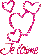 je t'aime rouge